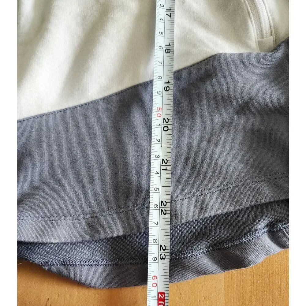 Womens Nike Dri-Fit Medium Layered Neon Green Gray Full Zip Hooded - Picture 10 of 10